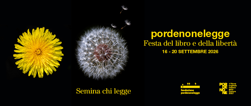 Visual ufficiale di Pordenonelegge 2026
